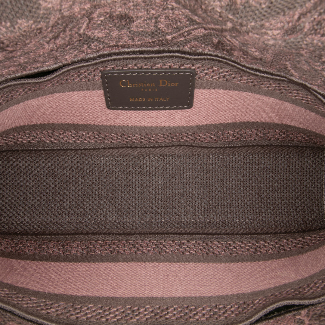 Dior Medium Toile Embroidered Toile De Jouy Lady D Joy Sac cartable Rose – GABY PARIS Authentique