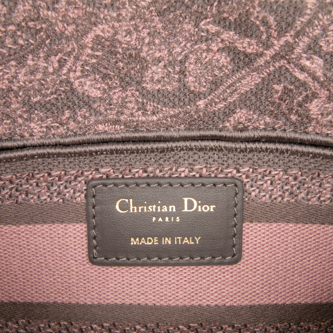 Dior Medium Toile Embroidered Toile De Jouy Lady D Joy Sac cartable Rose – GABY PARIS Authentique