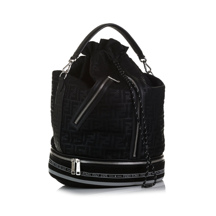 Large Zucca Mon Tresor Holdall Black - Gaby Paris