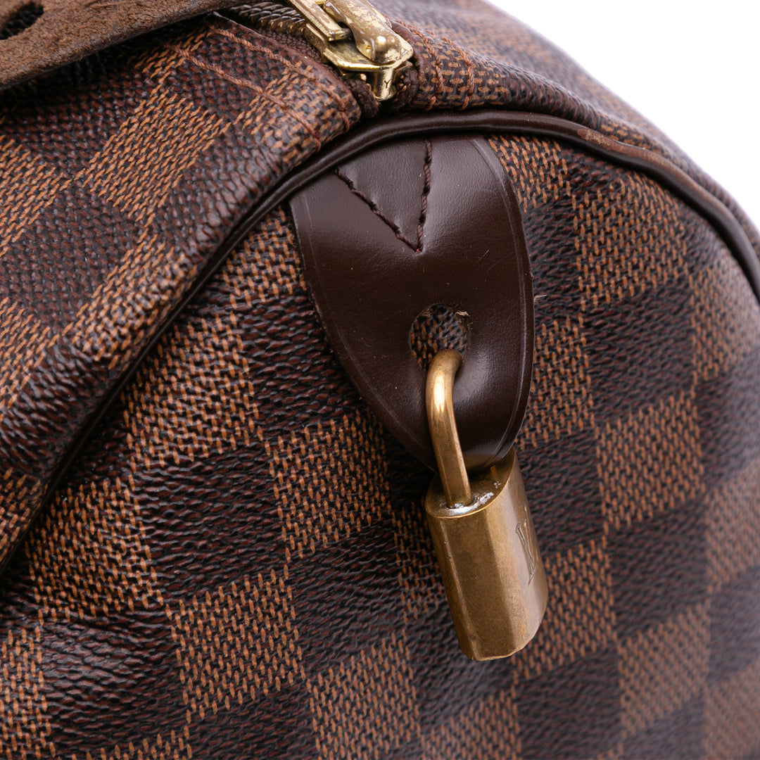 Louis Vuitton Damier Ebene Speedy 30 Marron – GABY PARIS Authentique