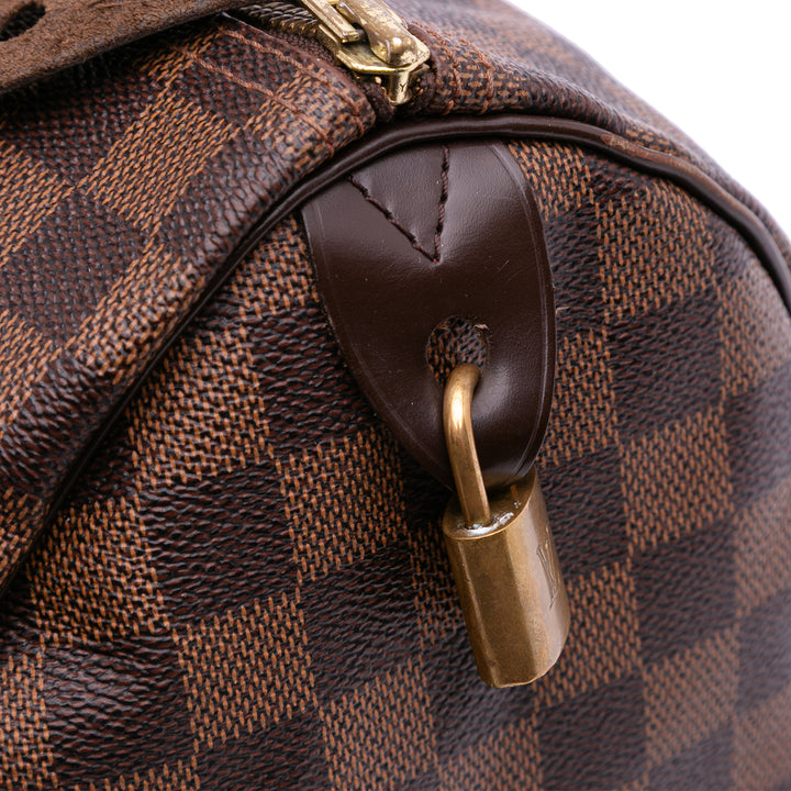 Louis Vuitton Damier Ebene Speedy 30 Marron – GABY PARIS Authentique
