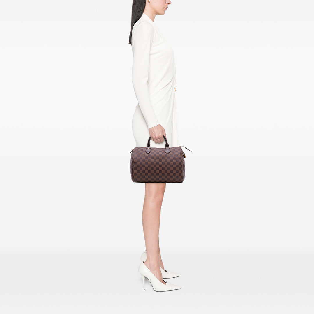 Louis Vuitton Damier Ebene Speedy 30 Marron – GABY PARIS Authentique