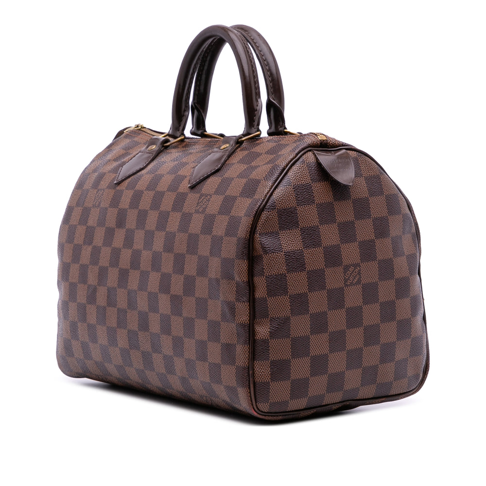 Louis Vuitton Damier Ebene Speedy 30 Marron – GABY PARIS Authentique