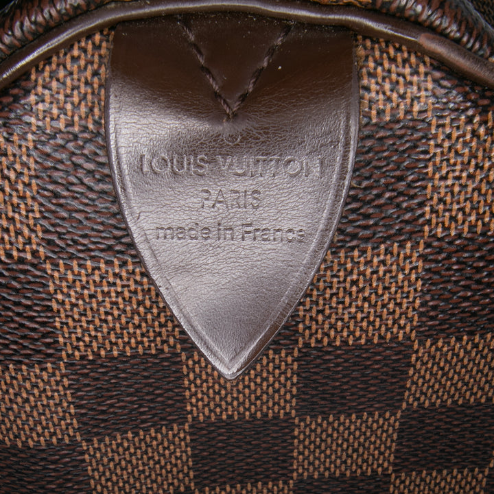 Louis Vuitton Damier Ebene Speedy 30 Marron – GABY PARIS Authentique
