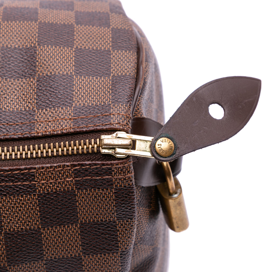 Louis Vuitton Damier Ebene Speedy 30 Marron – GABY PARIS Authentique