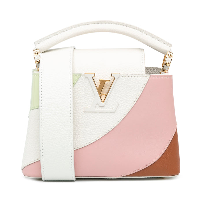 Louis Vuitton Taurillon Gelato Mini Capucines Pink - GABY PARIS