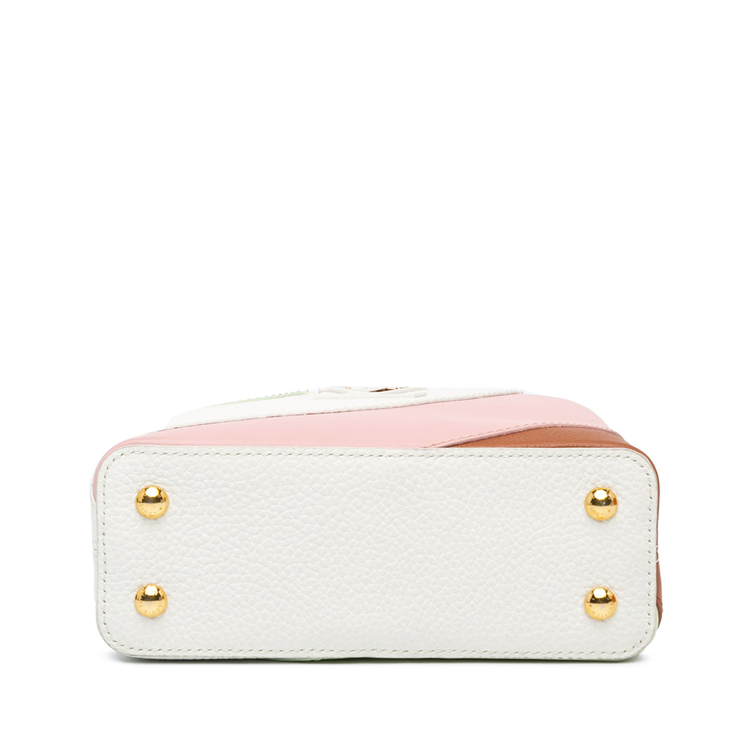 Louis Vuitton Taurillon Gelato Mini Capucines Pink - GABY PARIS