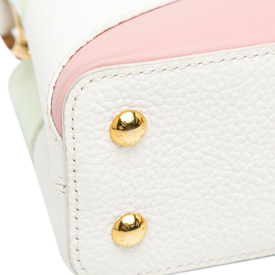 Louis Vuitton Taurillon Gelato Mini Capucines Pink - GABY PARIS