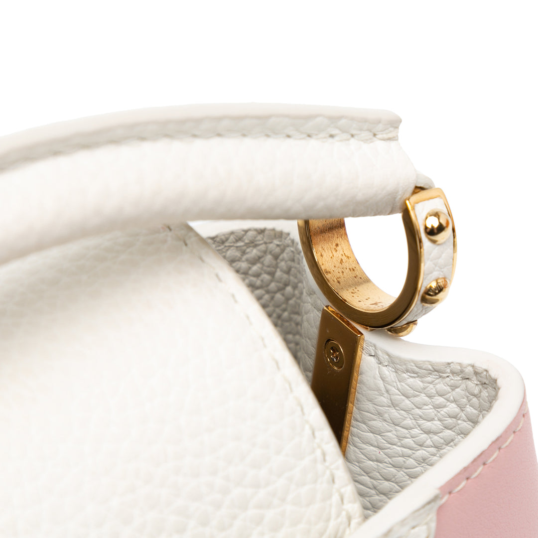 Louis Vuitton Taurillon Gelato Mini Capucines Pink - GABY PARIS