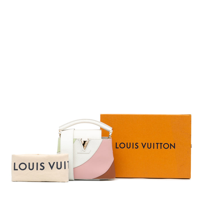 Louis Vuitton Taurillon Gelato Mini Capucines Pink - GABY PARIS