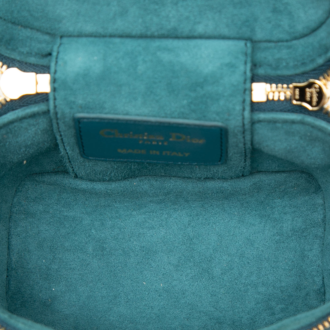 Dior Micro Cuir d’agneau Cannage Lady Dior Vanity