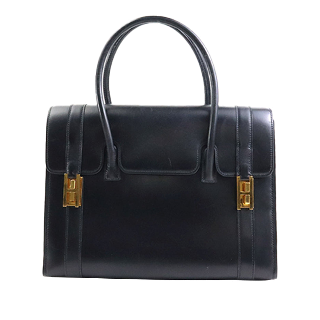 Hermès Box Veau Drag 27 Sac Box Noir