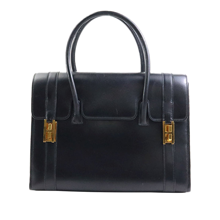 Hermès Box Veau Drag 27 Sac Box Noir