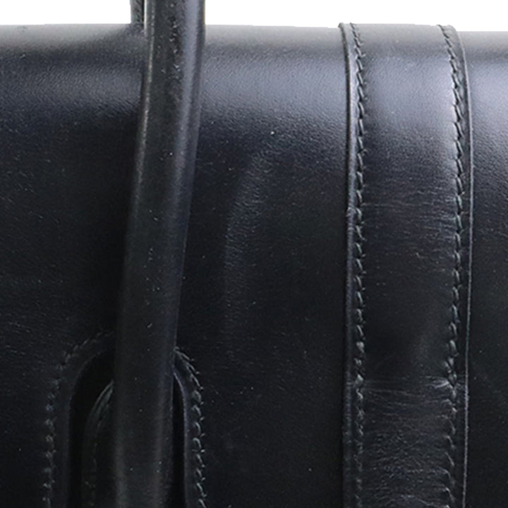 Hermès Box Veau Drag 27 Sac Box Noir