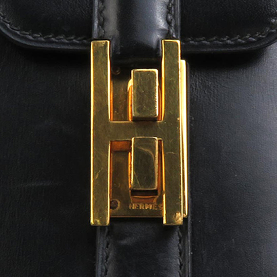 Hermès Box Veau Drag 27 Sac Box Noir