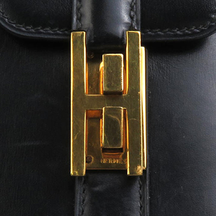 Hermès Box Veau Drag 27 Sac Box Noir
