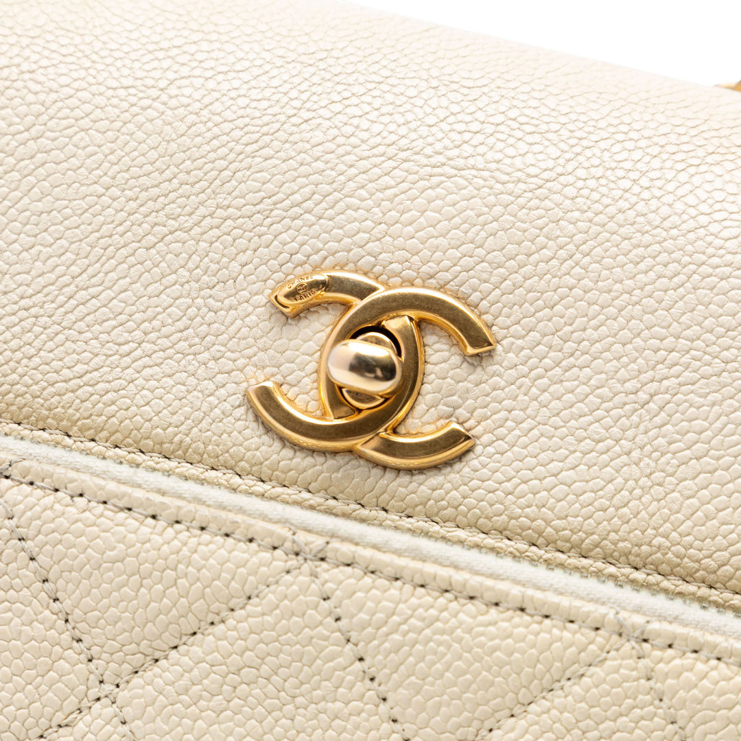 Chanel Caviar Business Affinity Messenger à rabat