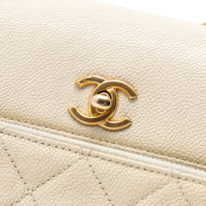 Chanel Caviar Business Affinity Messenger à rabat