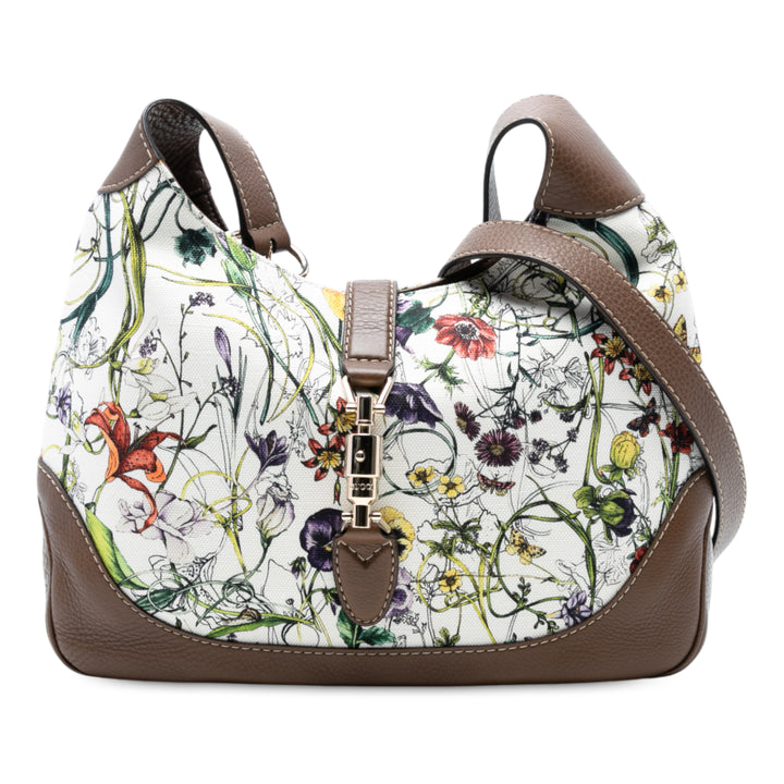 Gucci Flora Toile Jackie O Bouvier Sac porté croisé