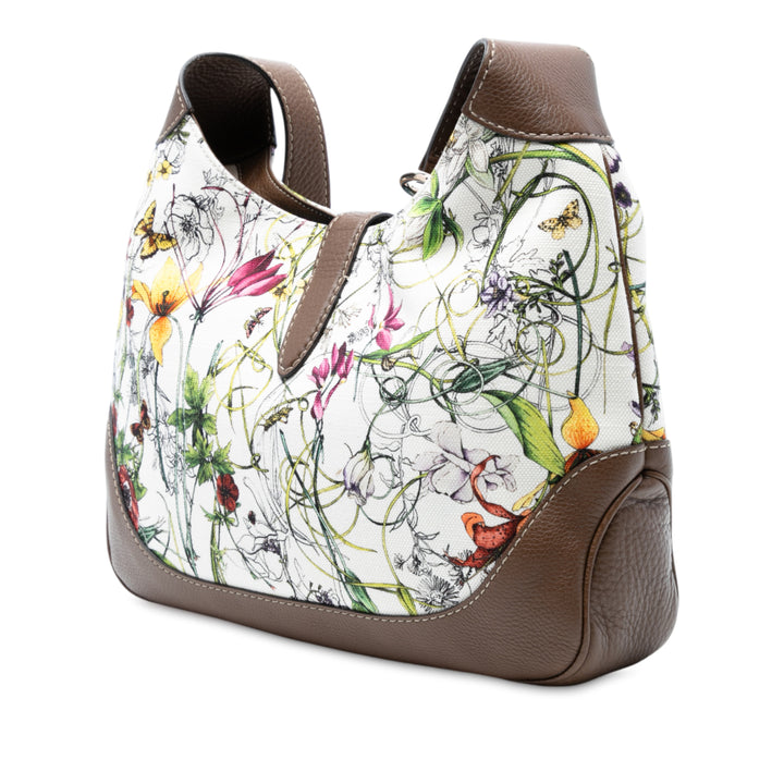 Gucci Flora Toile Jackie O Bouvier Sac porté croisé