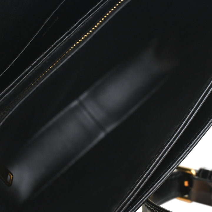 Celine Teen brillant Cuir de veau Triomphe Sac porté croisé