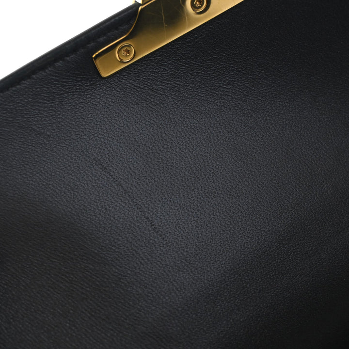 Celine Teen brillant Cuir de veau Triomphe Sac porté croisé