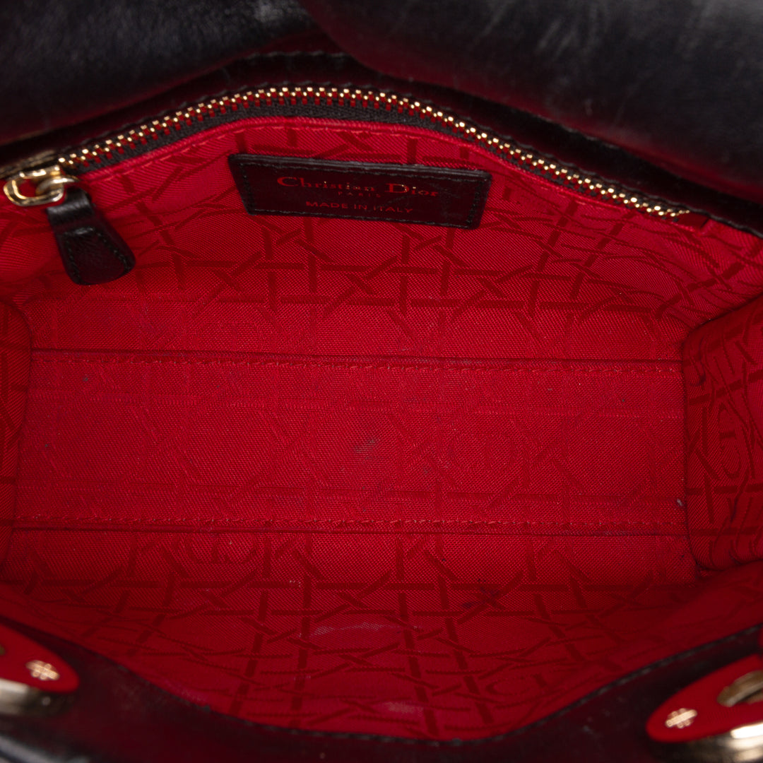 Dior Mini Cuir d’agneau Cannage Lady Dior