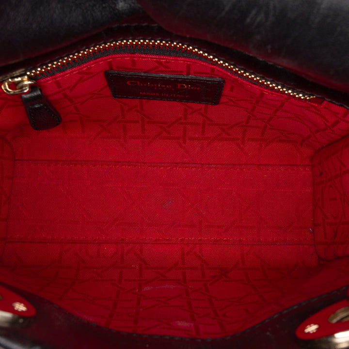 Dior Mini Cuir d’agneau Cannage Lady Dior