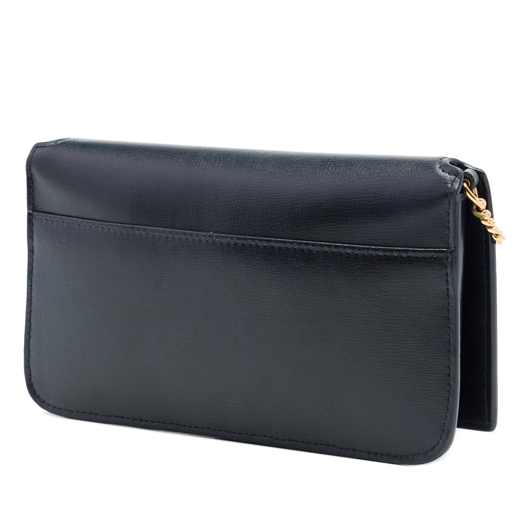 Saint Laurent Smooth Cuir de veau Monogram Cassandre Phone Holder