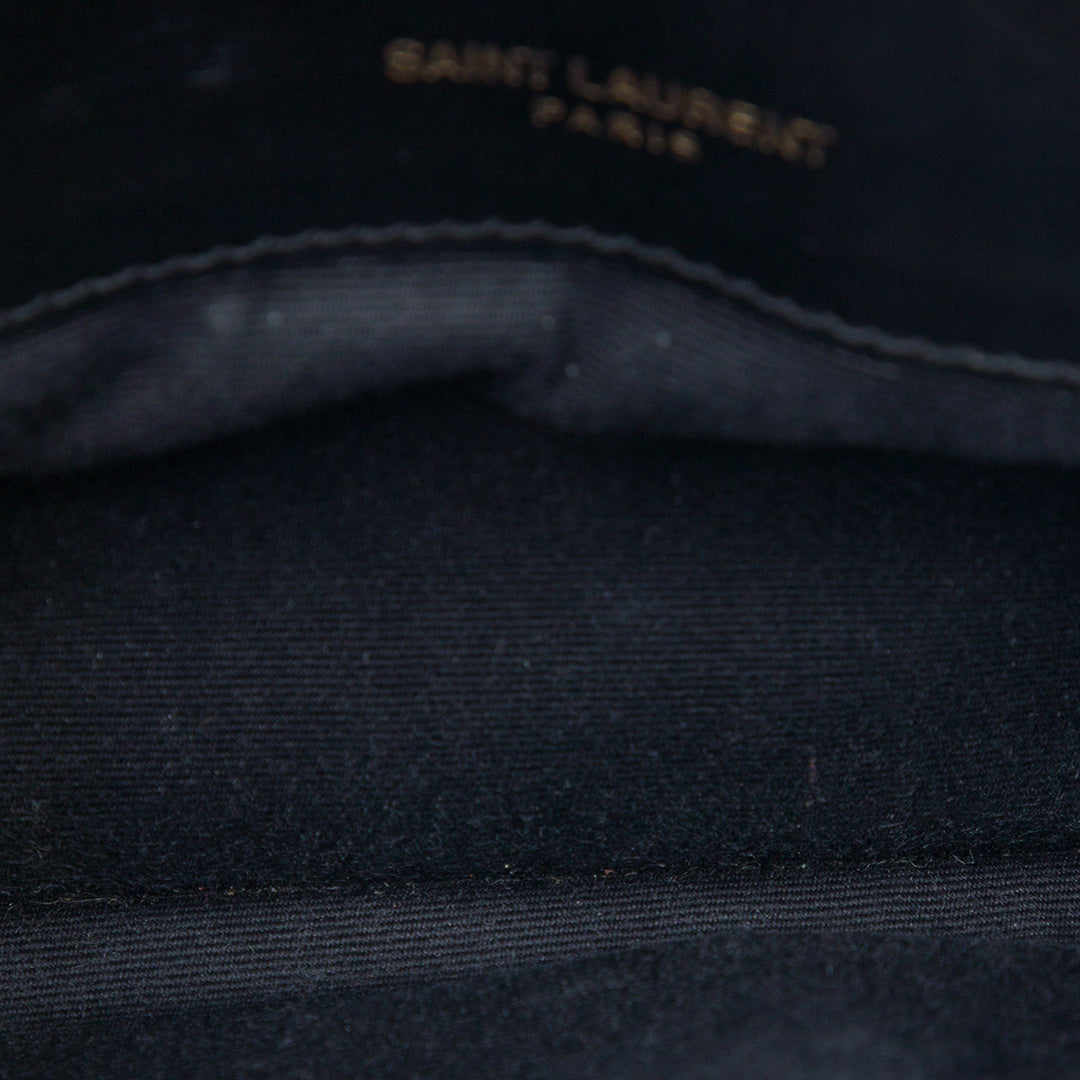 Saint Laurent Smooth Cuir de veau Monogram Cassandre Phone Holder