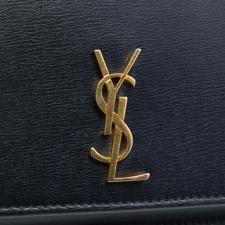 Saint Laurent Smooth Cuir de veau Monogram Cassandre Phone Holder