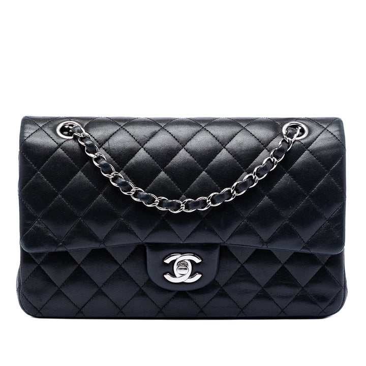 Chanel Medium Classic Cuir d’agneau Double rabat