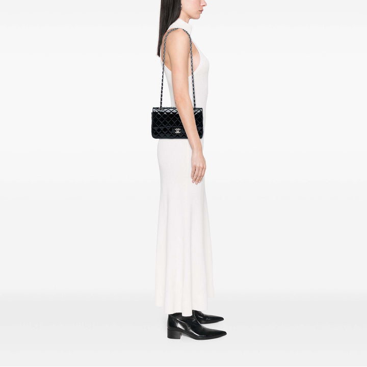 Classic Double rabat Moyen Noir