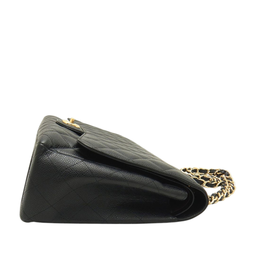 Chanel Maxi Classic Caviar Double rabat