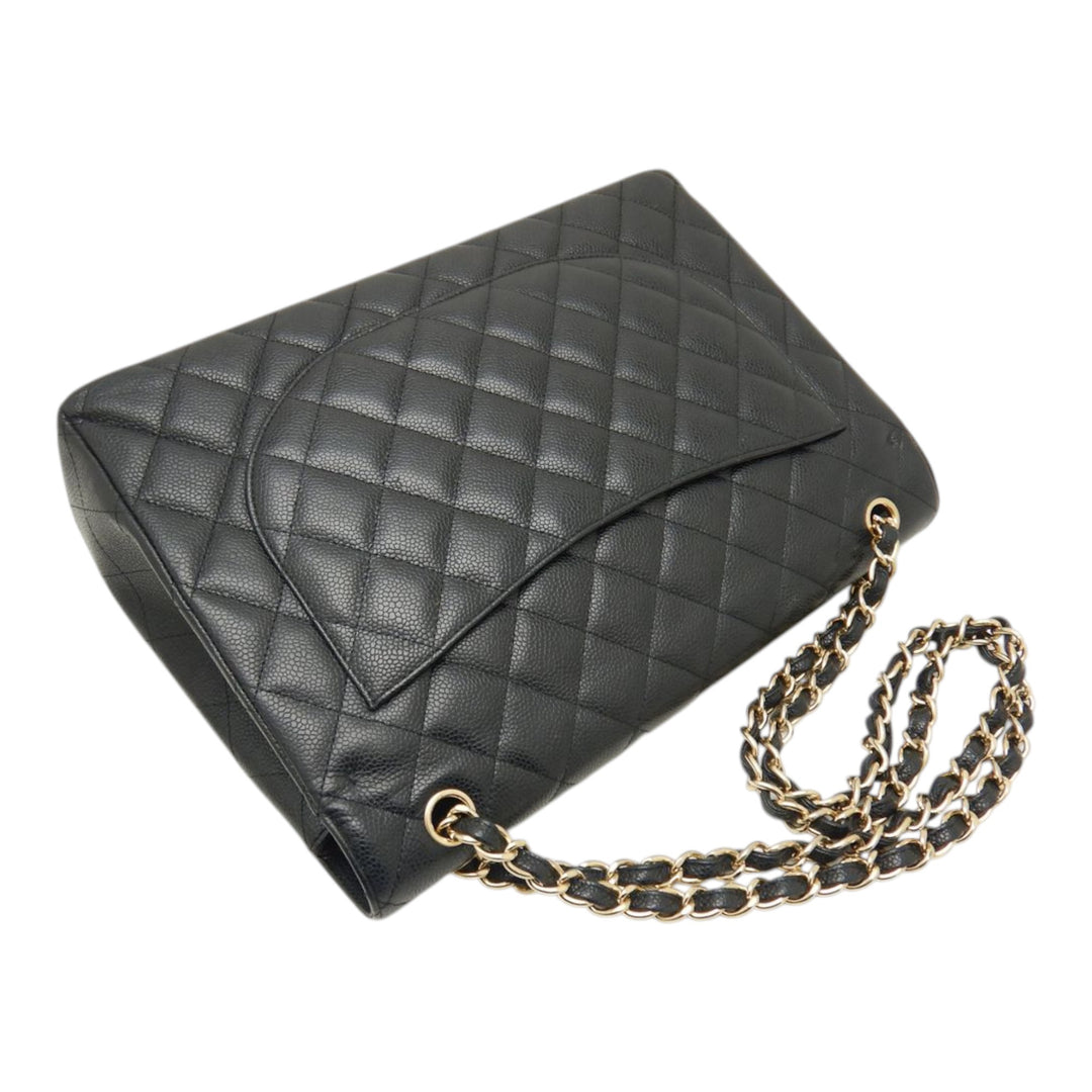 Chanel Maxi Classic Caviar Double rabat