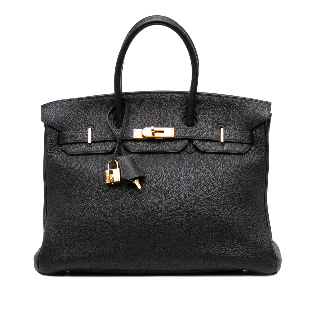 Togo Birkin Retourne 35 Black - Gaby Paris
