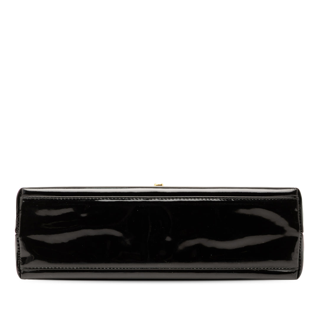 Chanel Kelly à rabat Noir – vue 3 – GABY PARIS
