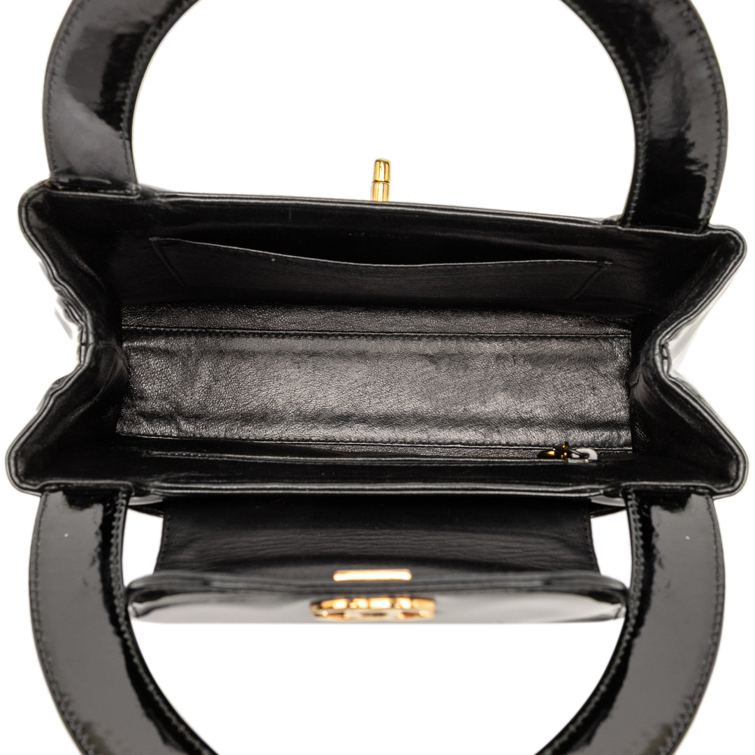 Chanel Kelly à rabat Noir – vue 4 – GABY PARIS