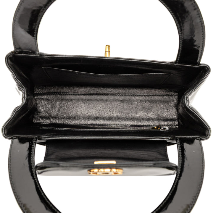 Chanel Kelly à rabat Noir – vue 4 – GABY PARIS