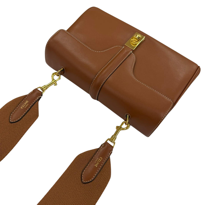 16 Souple Sac Teen Cuir de veau lisse Marron