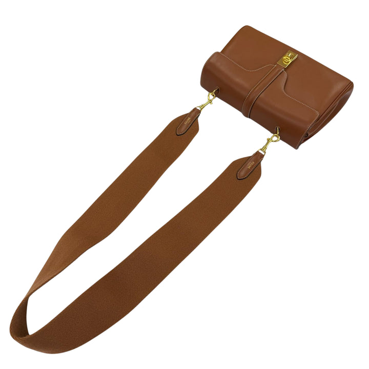 16 Souple Sac Teen Cuir de veau lisse Marron