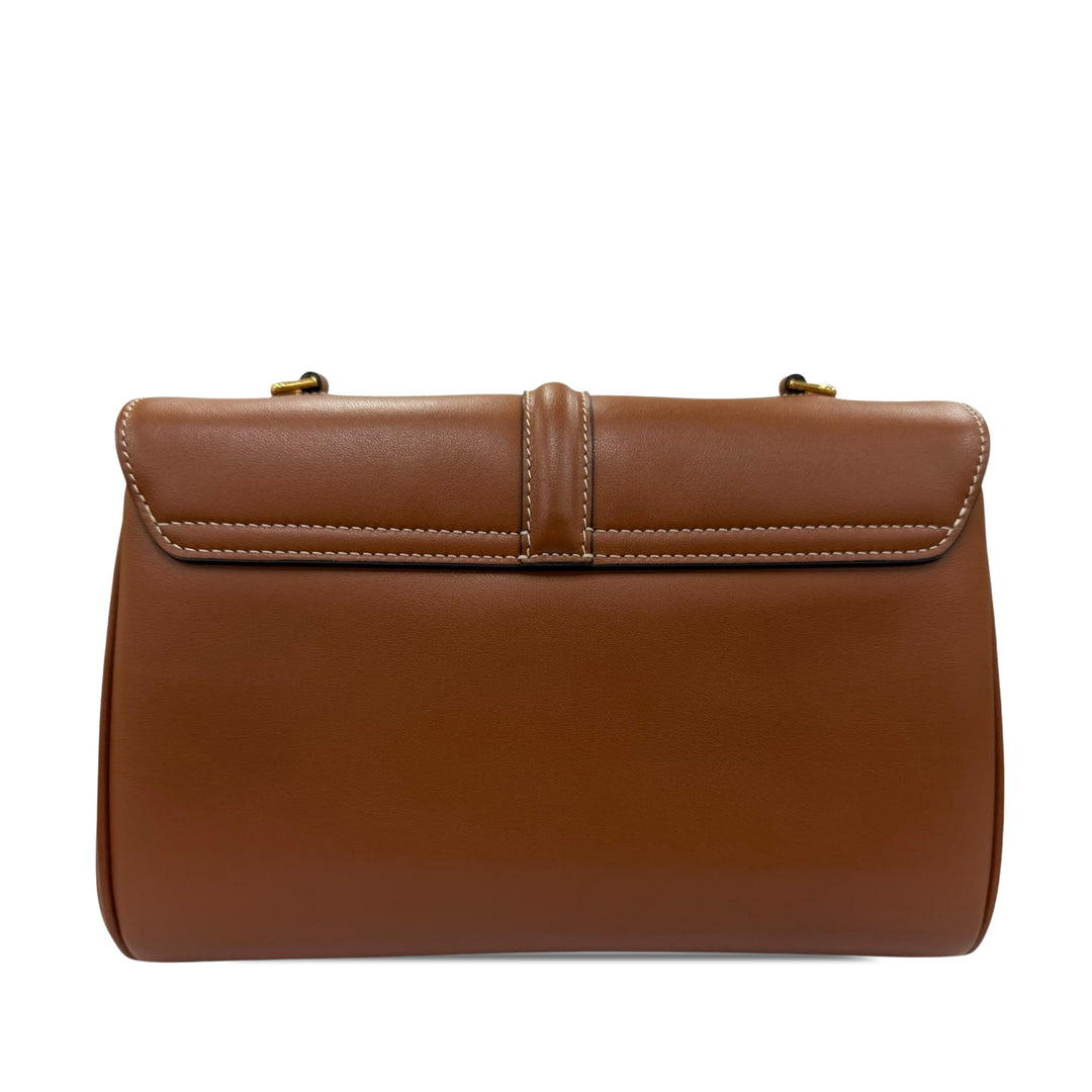 16 Souple Sac Teen Cuir de veau lisse Marron
