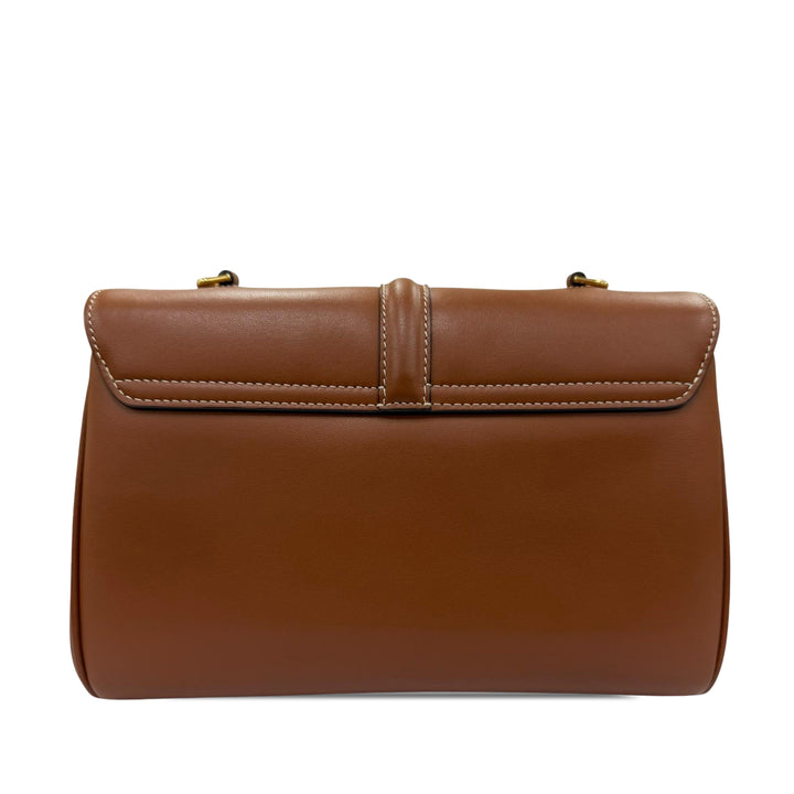 16 Souple Sac Teen Cuir de veau lisse Marron