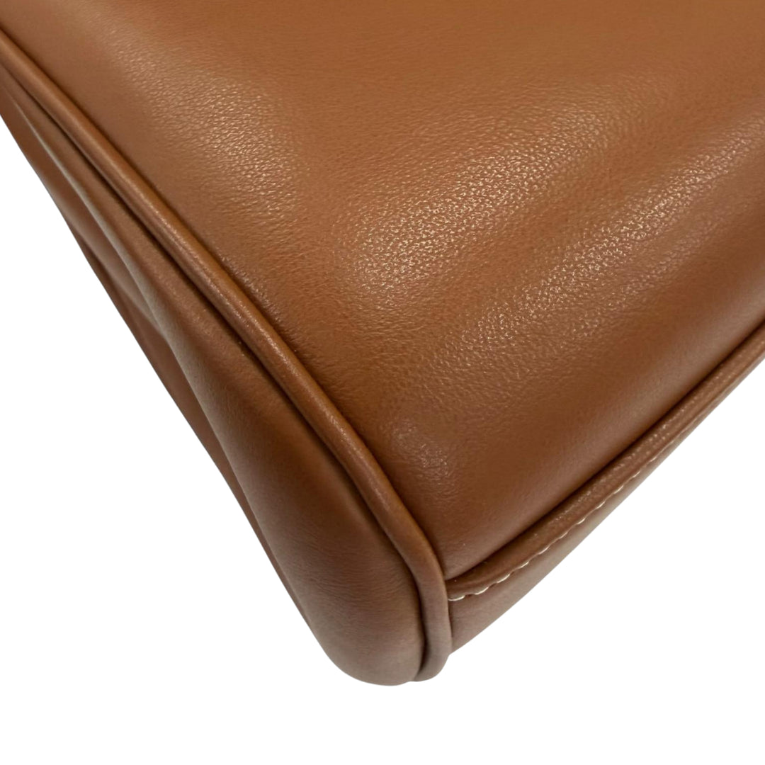 16 Souple Sac Teen Cuir de veau lisse Marron