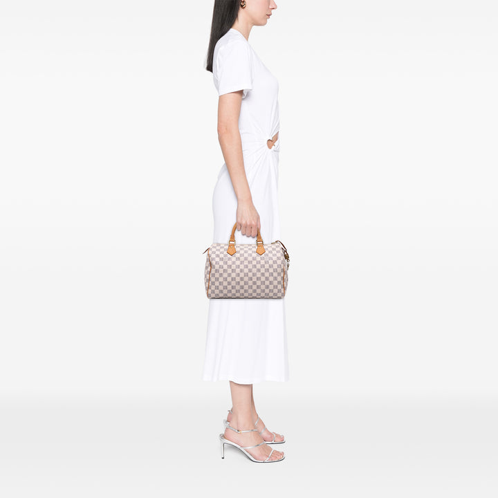 Louis Vuitton Damier Azur Speedy 30 Blanc