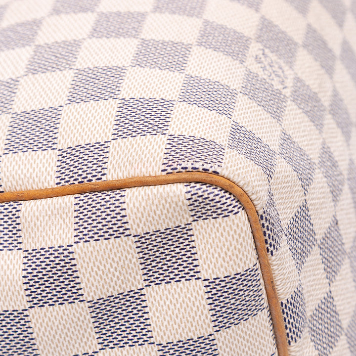 Louis Vuitton Damier Azur Speedy 30 Blanc