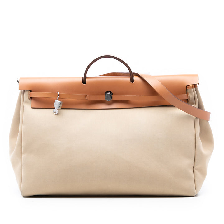 Hermès Toile et Vache Hunter Herbag Zip Cabine 50