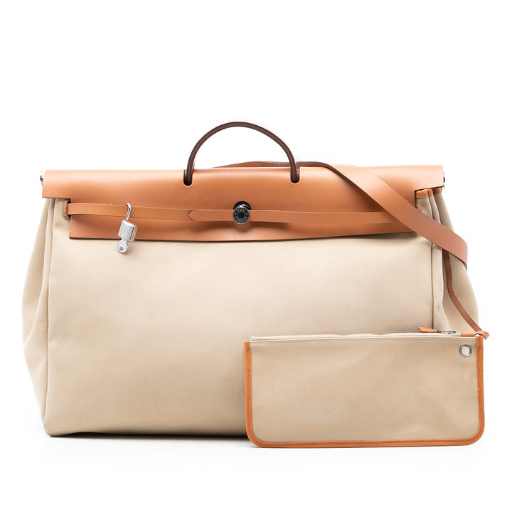 Hermès Toile et Vache Hunter Herbag Zip Cabine 50