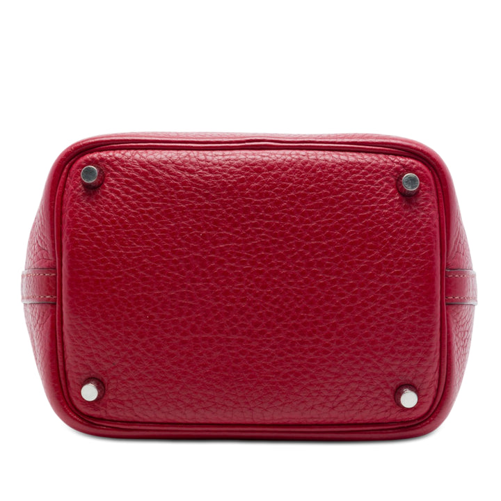 Hermès Sac à main Picotin Lock 18 Clémence Rouge – vue 3 – GABY PARIS