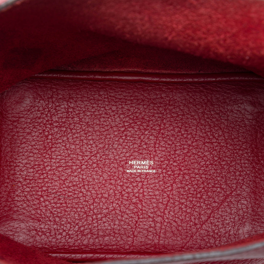 Hermès Sac à main Picotin Lock 18 Clémence Rouge – vue 4 – GABY PARIS